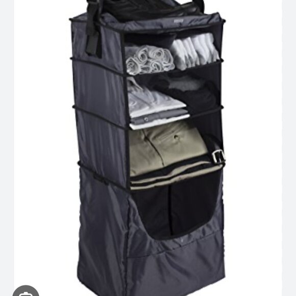 NEW Rise Luggage Organizer Shelf Insert Suitcase Packing Made Easy GRAY RISER - Picture 5 of 12